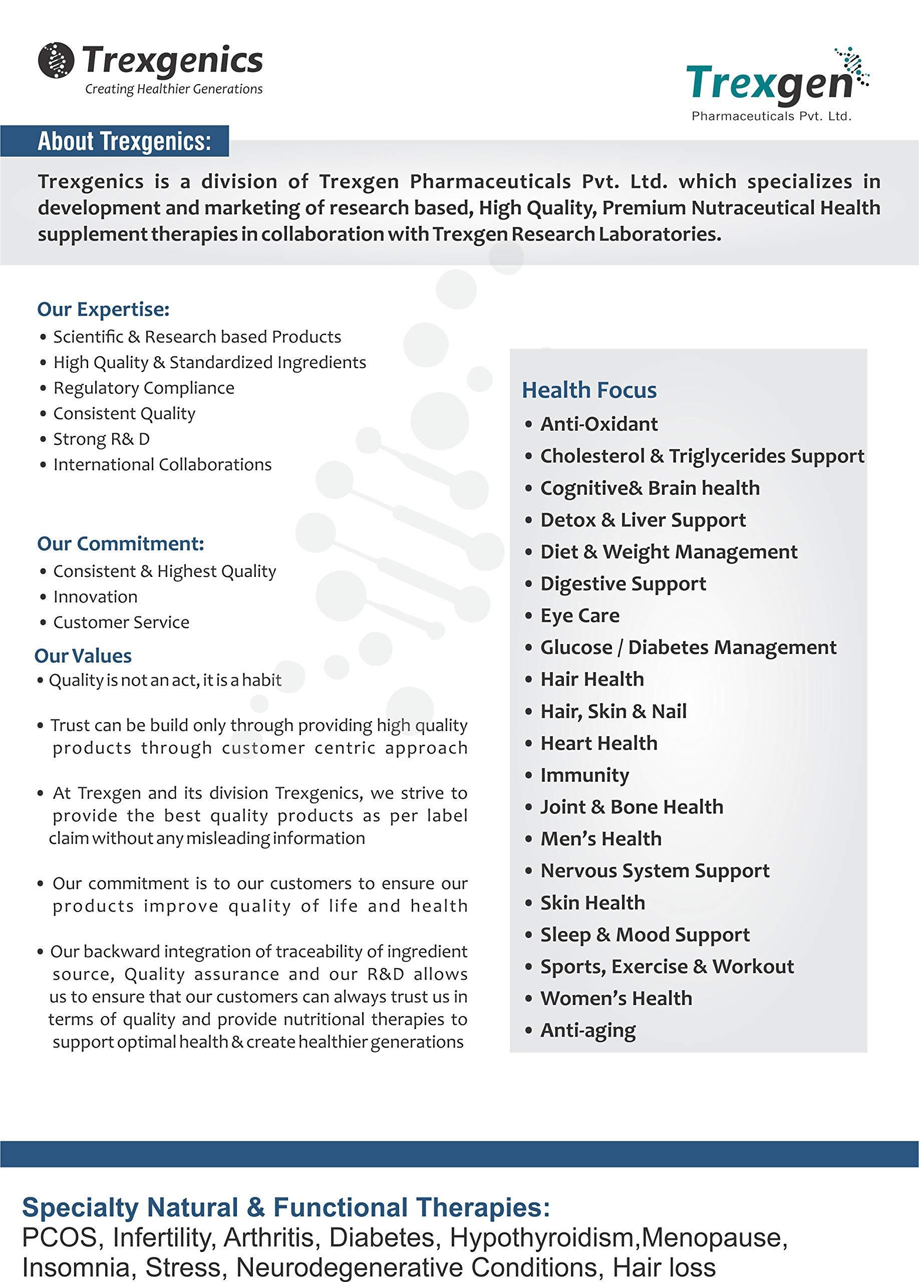 Trexgenics Trexgenics® L-ORNITHINE Stable form as L-Aspartate 500mg Urea Detox, Protein Metabolism, Liver Support (60 Vcaps) (1)