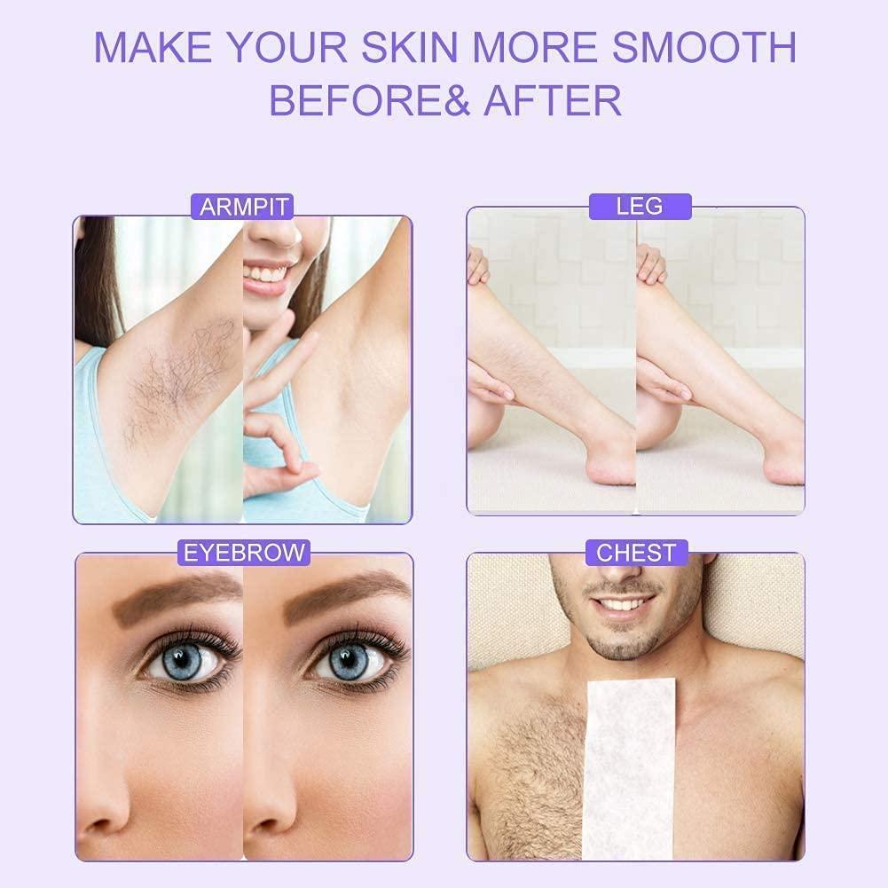 LC CL Wax Machine Kit Wax Heater Combo + Aloe Vera Wax (600) with Strips and Kinfe Hair Removal and Waxing Kit for Women - Color May Vary | Automatic Wax Heater Kit (ALOE VERA WAX)