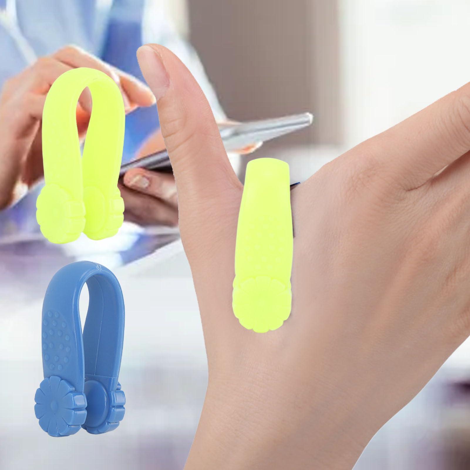 Jaerb Hand Pressure Point Clip, Headache Pressure Point Clip Eliminate Anxiety for Stress Relieving (Blue)