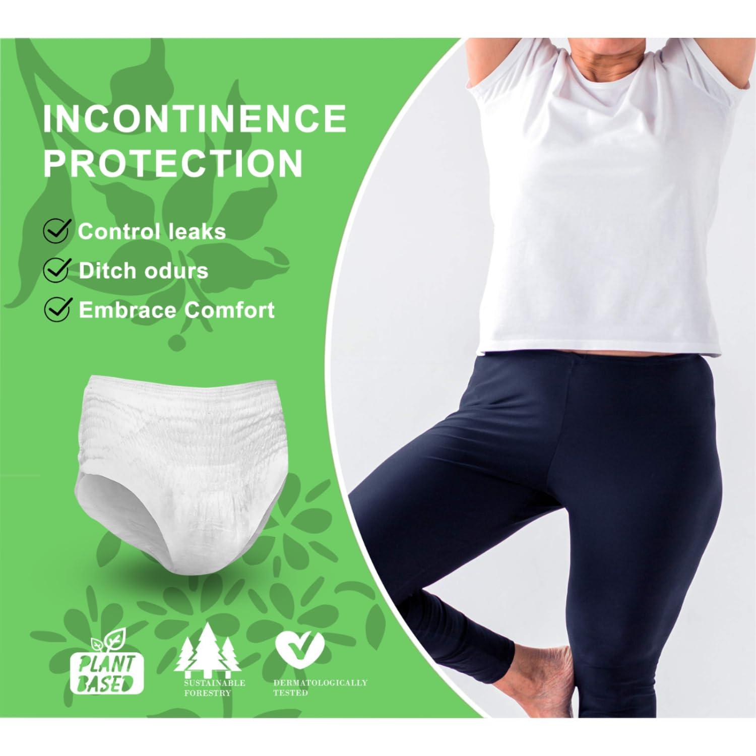 CareDone Caredone Overnight Period Panties (Medium/Large size) for heavy flow period protection | with 360 degree anti-leakage design |No Leakage | Sanitary Pants for Regular Flow & Heavy Flow (L, 3)