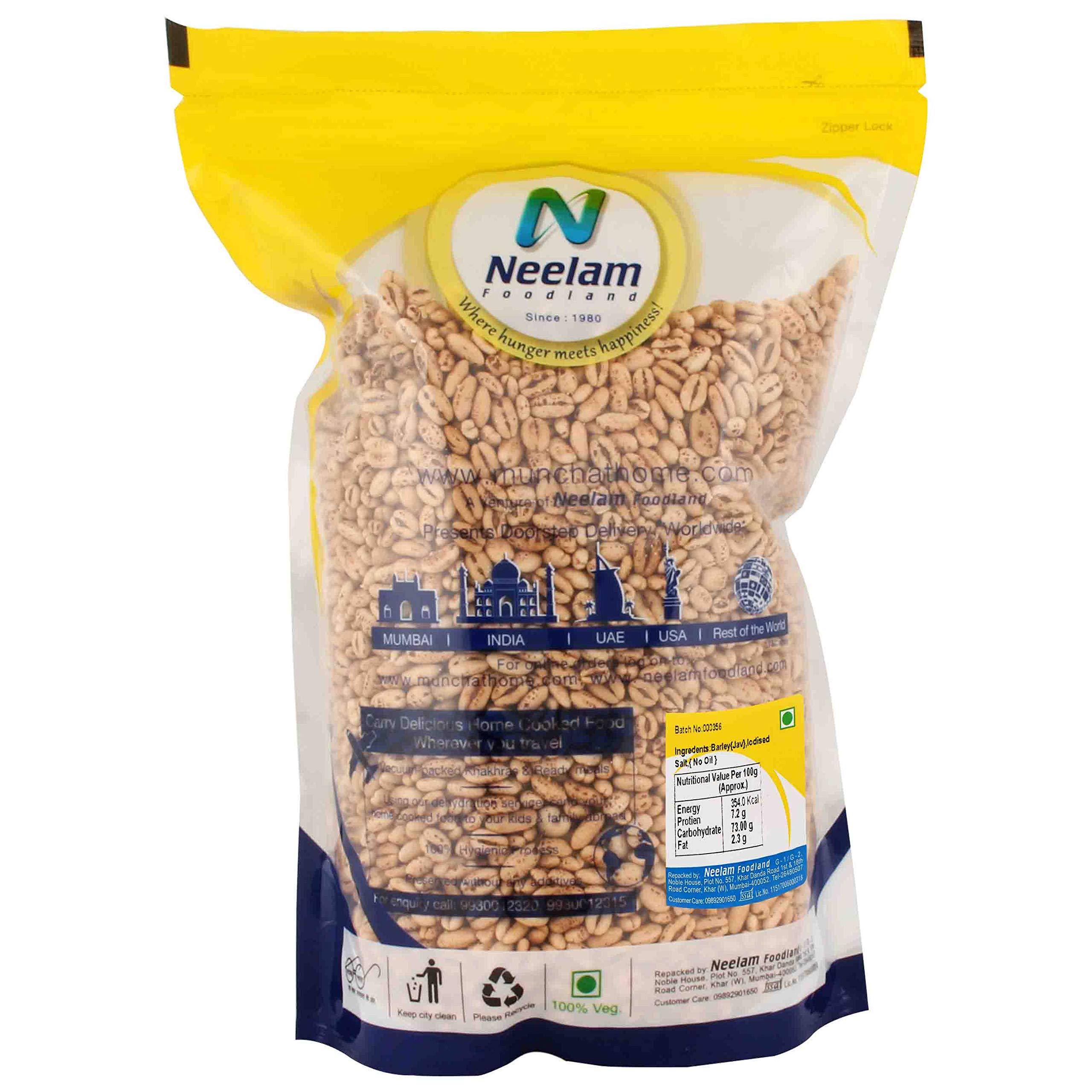 Neelam Foodland Neelam Foodland Roasted Barley Puffs (400 GM)