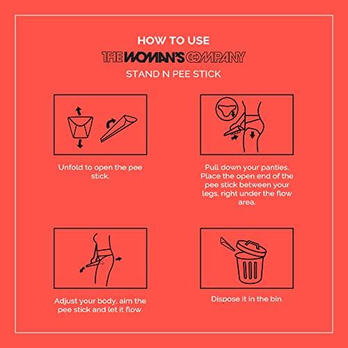 THE WOMAN'S COMPANY The Woman's Company 20 Funnels Disposable Female Urination Device for Women and Girls | Portable, Leak-proof Stand and Pee Funnels | Public Toilets, Travel, Camping, Hiking and Outdoor Activities