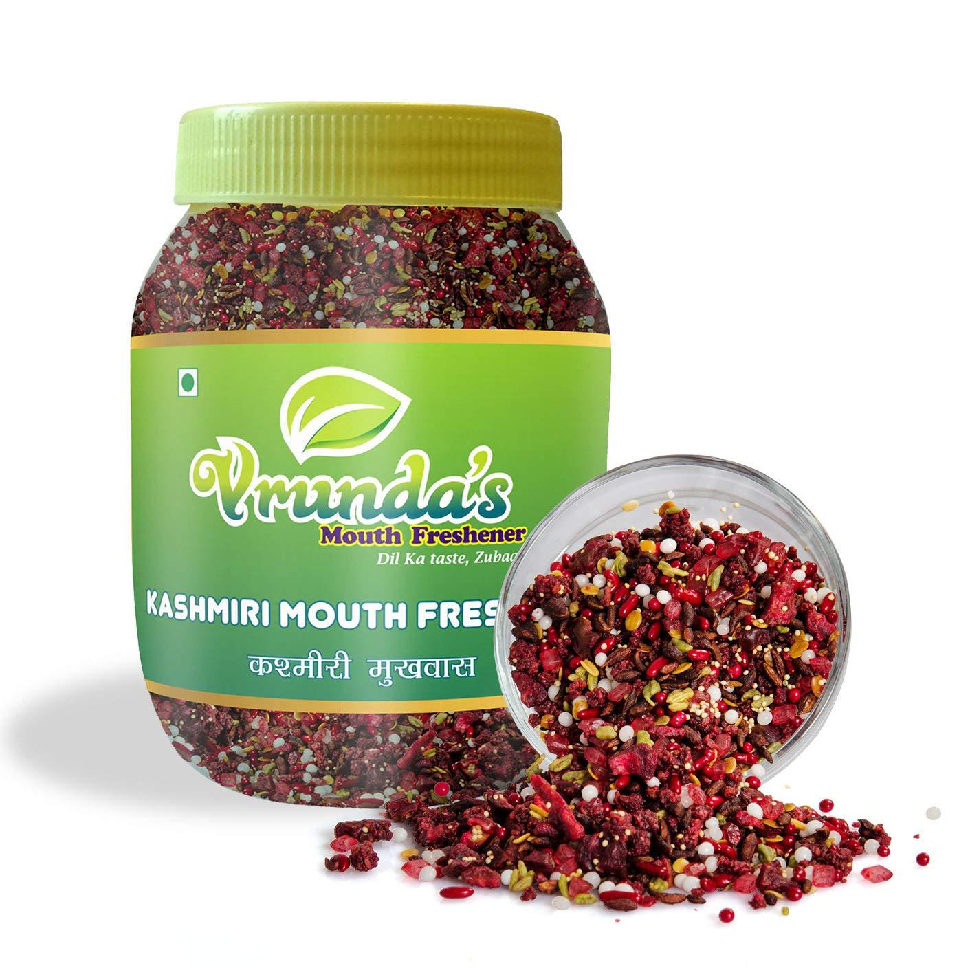 Vrunda's Vrunda's Kashmiri Mouth Freshener [Indian Mouthfreshner,Natural Badishep ,Healthy Fennel Seeds,Roasted Saunf,Digestive Aniseed ,Mix variyali, After Meal Mukhwas] 1300 Gm