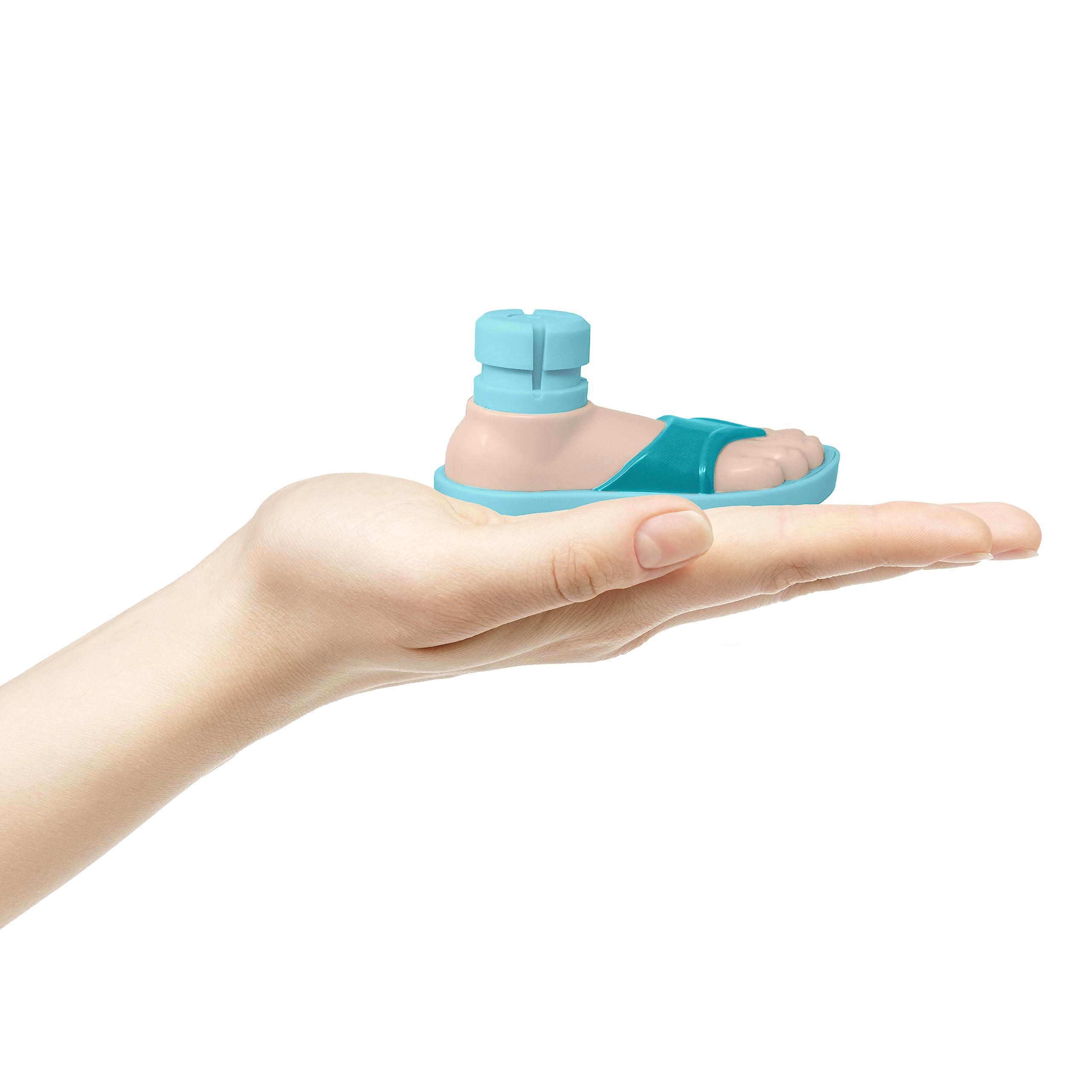 Top Glides New Beach Sandal Walker Ski Glides for 1\" Walker Tubes - 1 Pair (Turquoise)