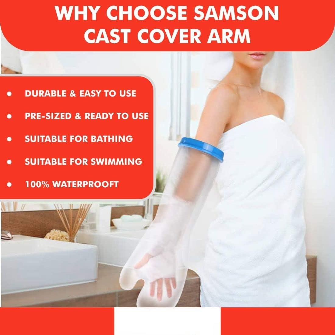 VATTU VATTU Waterproof Arm Cast Cover for Shower and Bath Foot Support (Arm Cast Cover)