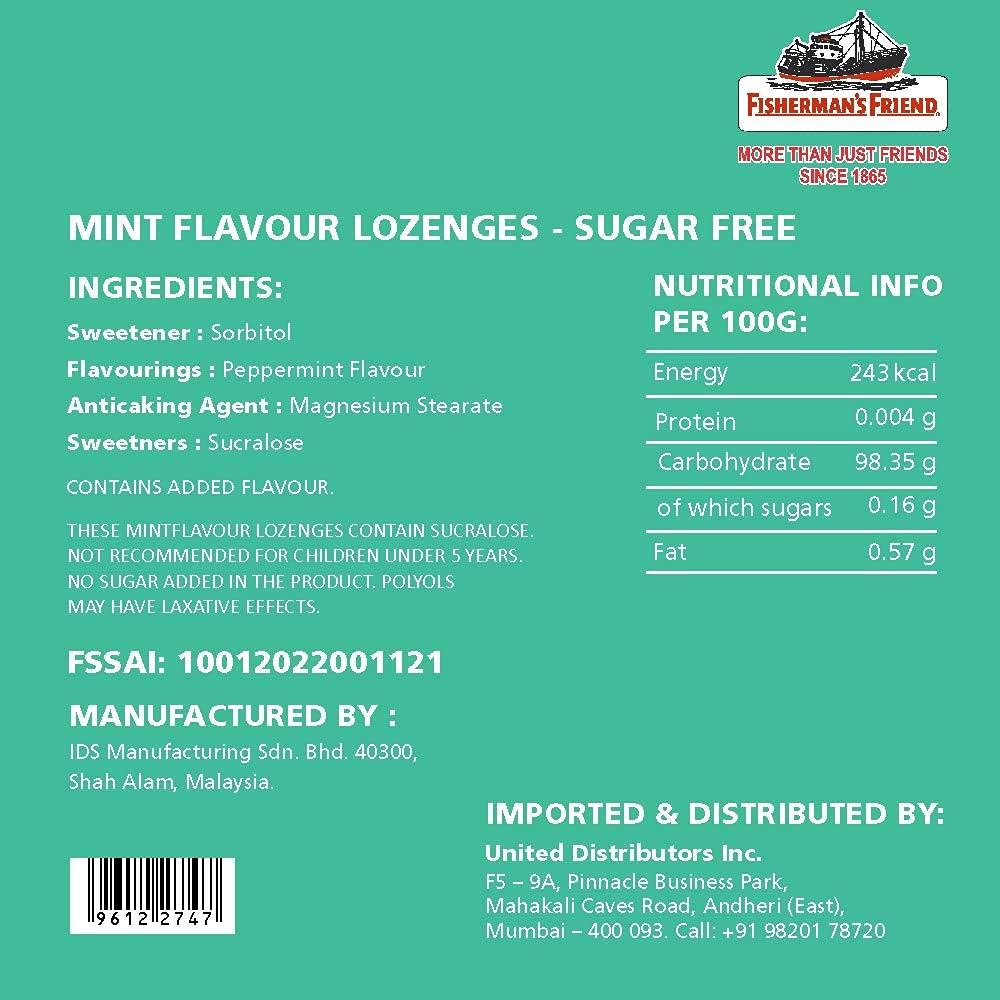 Fisherman's Friend Fisherman\'s Friend Mouth Freshener, Refreshing and Cool Lozenges - Mint, 22 count each (Pack of 3)