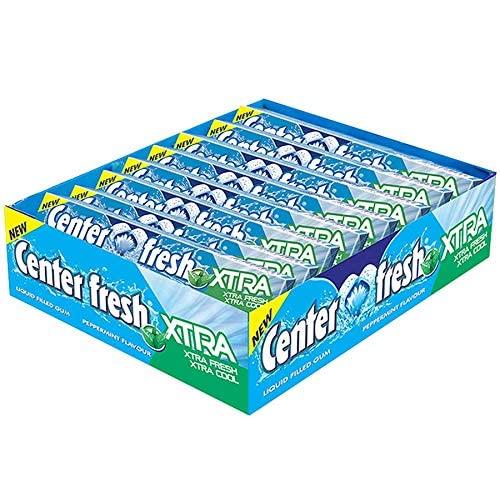 Center Fresh Center Fresh, Xtra Peppermint Flavour, Chewing Gum Stick Pack, 480 g- Pack of 24