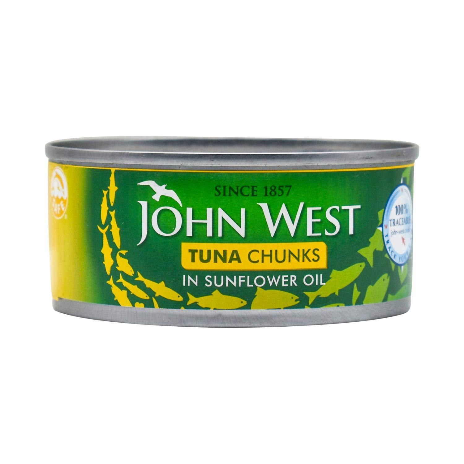 John West John West Tuna Chunks in Sunflower Oil - 145g