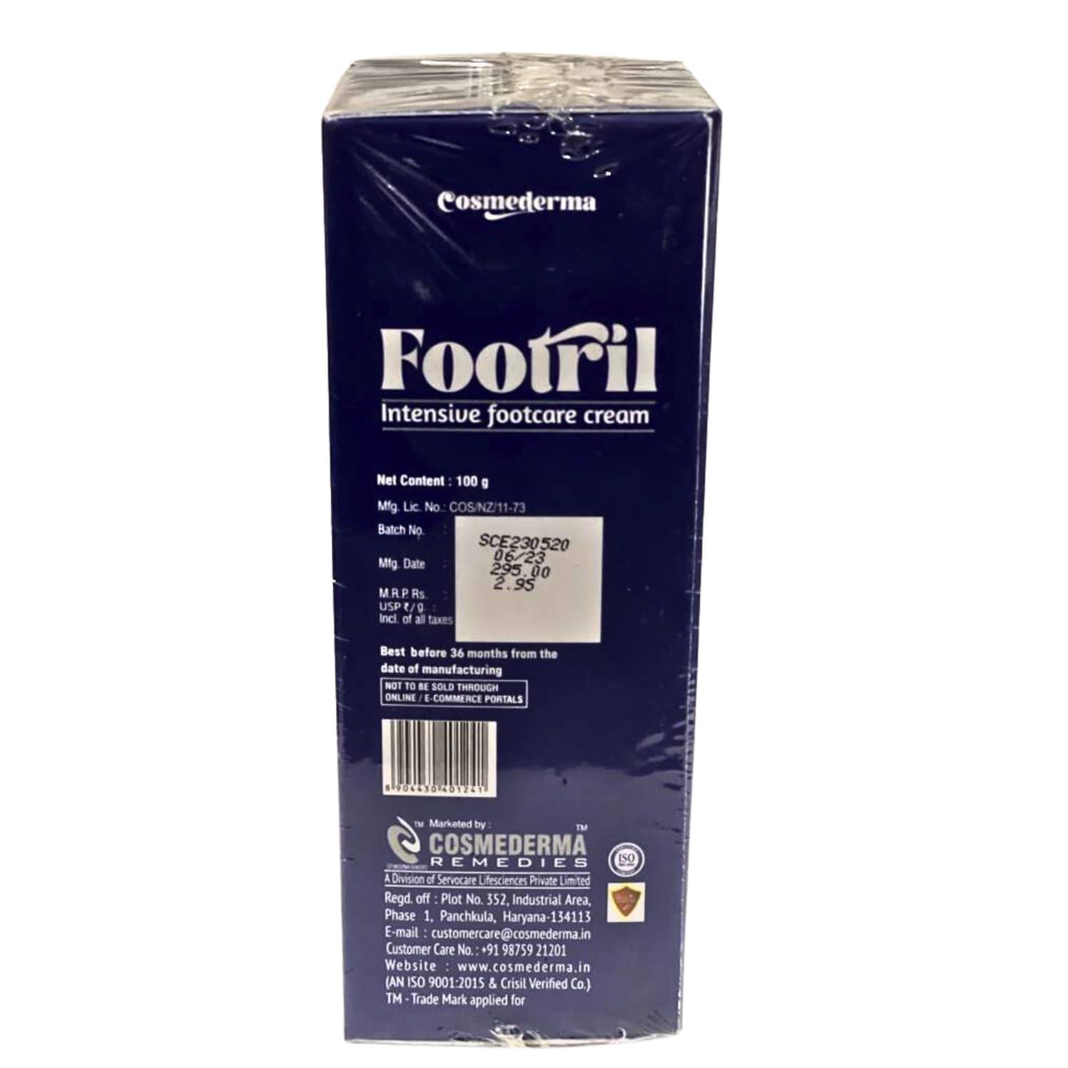 RE GARD RE GARD Step Into Comfort: Rejuvenate Your Feet With Intensive Footril Cream - Bid Farewell To Dry And Cracked Skin (100g) - A Soothing Solution for Happy, Healthy Feet