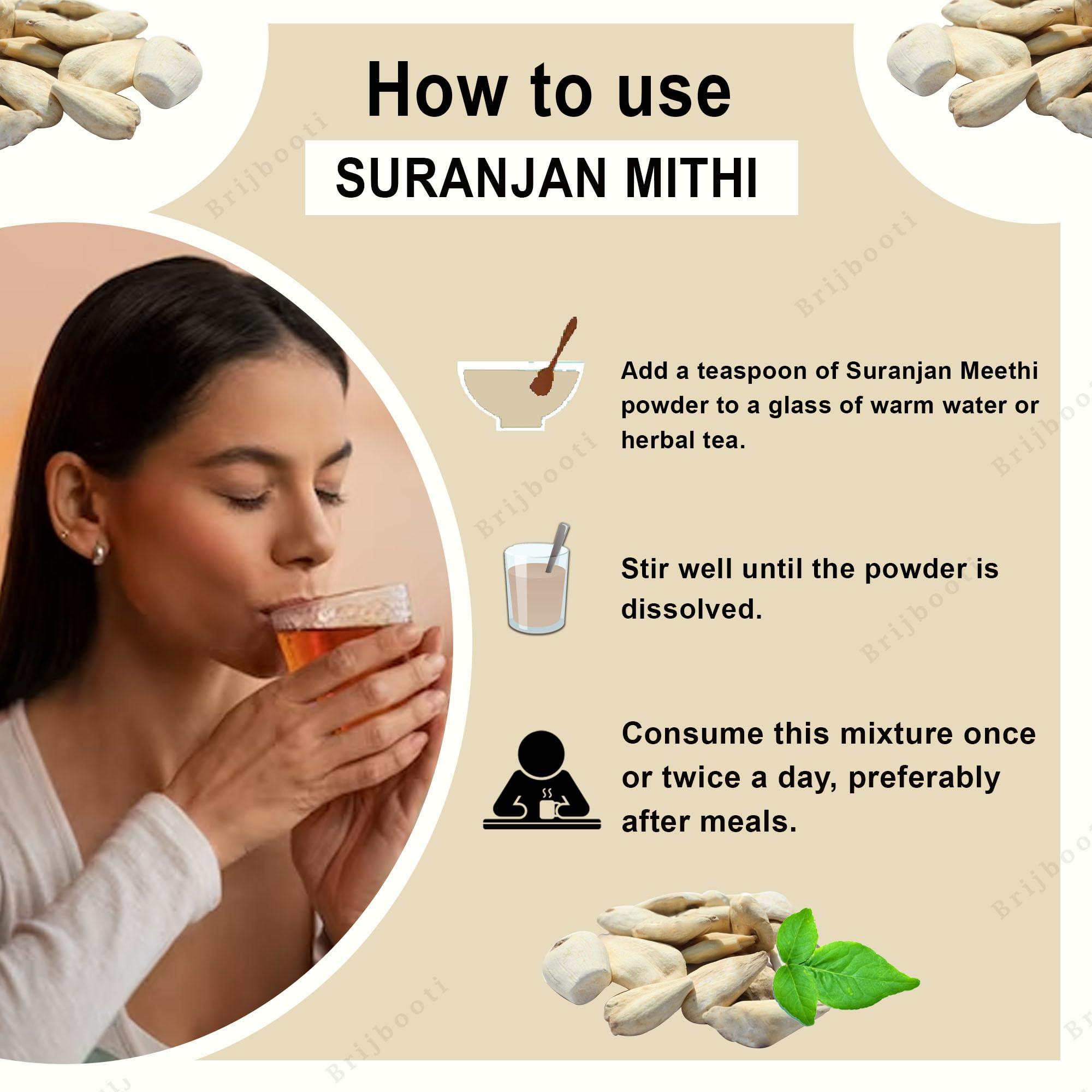 BrijBooti BrijBooti Suranjan Mithi Suranjan Sweet -(200 Gr) | Colchicum Luleum Shirin Saffron Tulipa Clusiana Luteum