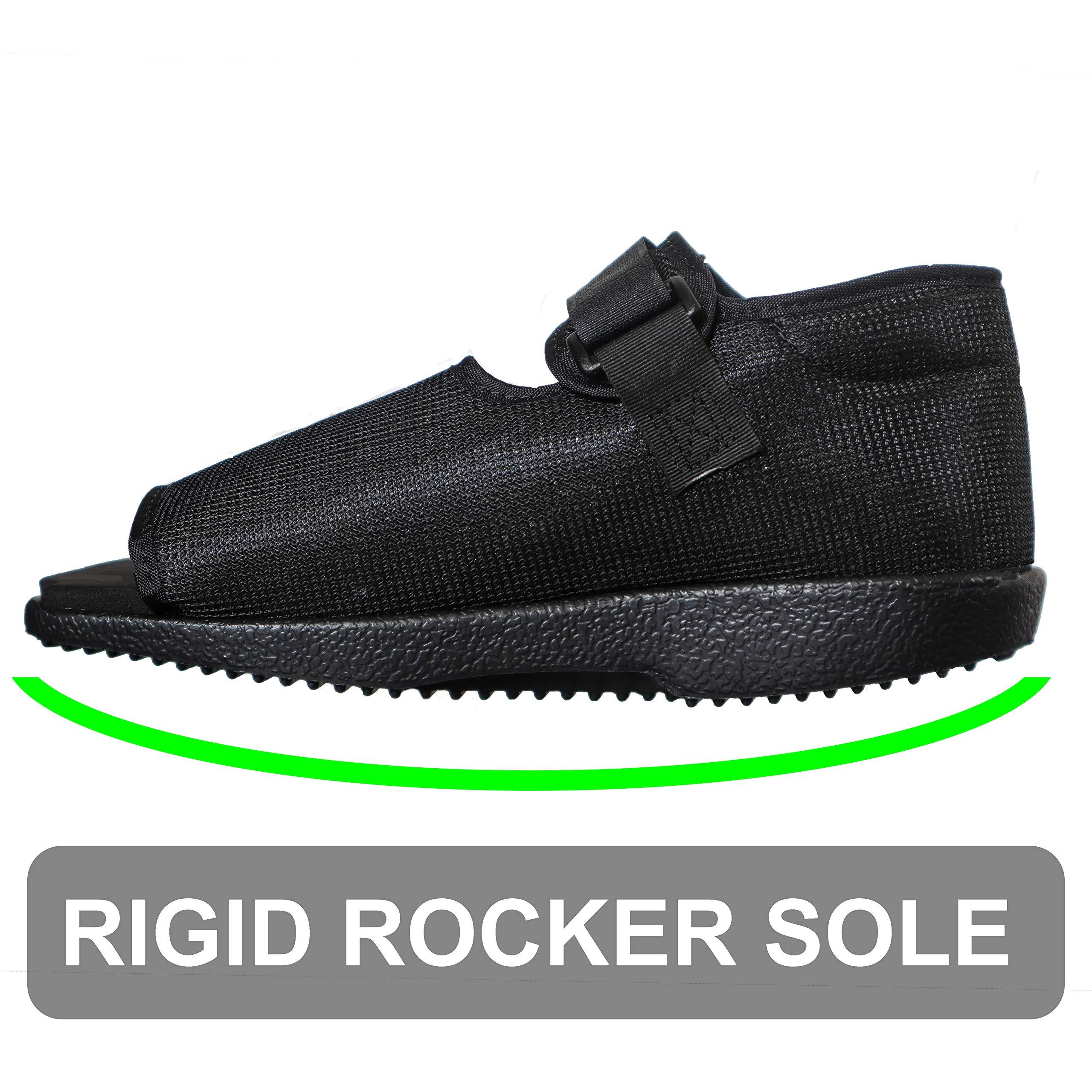 MARS Wellness Large : Premium Post Op Broken Toe/Foot Fracture Square Toe Walking Shoe Cast - Mens - Large