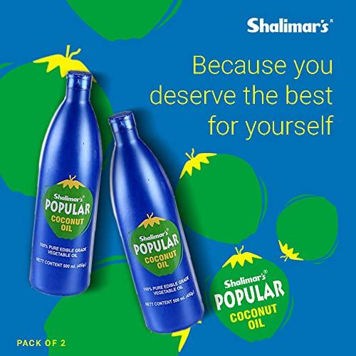 SHALIMARS SHALIMARS Popular Coconut Oil 500ml pack of 2