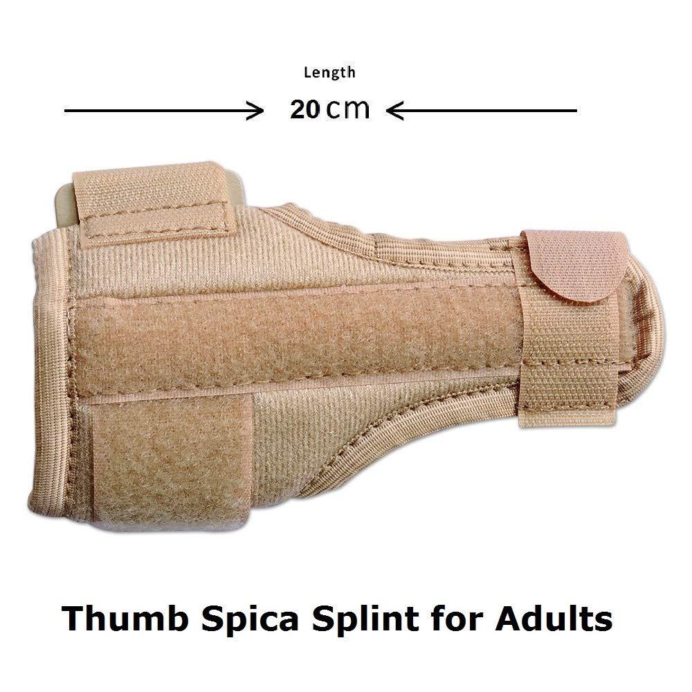 SPOINKKY SPOINKKY Thumb Spica Splint Brace for Adults| Thumb Spica Splint Support | Thumb Stabilizer | Thumb Brace for Tissue Injuries - Adult (Universal)