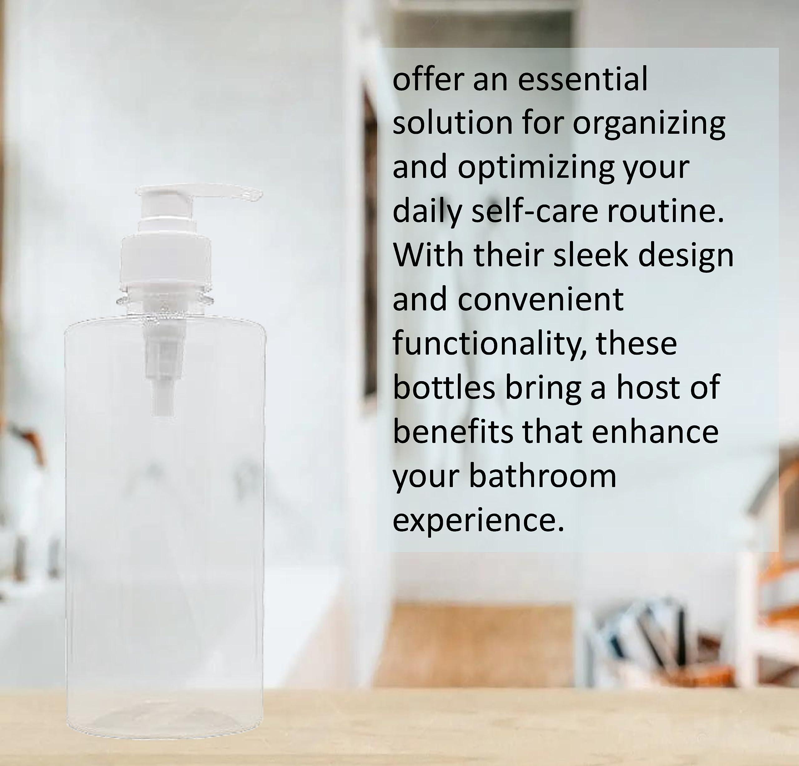 FUTURA MARKET FUTURA MARKET Empty Pump Bottle Hand Wash Refillable and Hand Sanitizer also Multi purpose use for Office Home and travel 500Ml Each (Pack of 4)