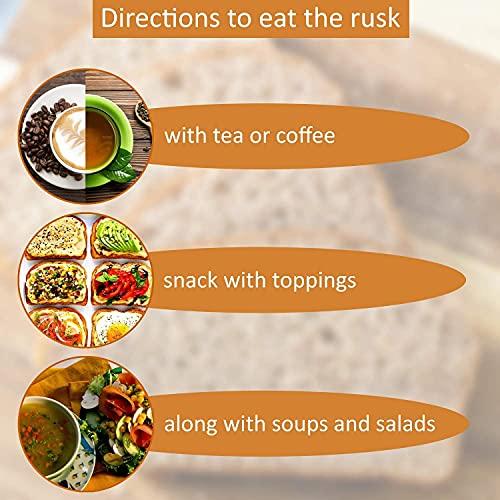 Nutribee Nutribee 100% Multi-Grain Millet Rusk | Refined Sugar Free | Healthy Diet Toast | No Maida and Sugar | No Preservatives | 420g