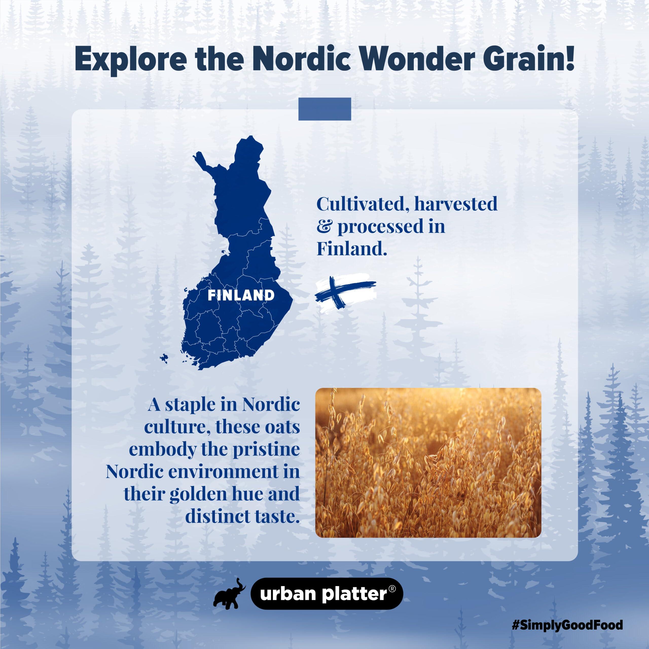 urban platter Urban Platter Rolled Oats, 2Kg (High-Fiber Breakfast Cereal / Use for Baking, Granola and Oatmeals / Rich in Beta Glucans)