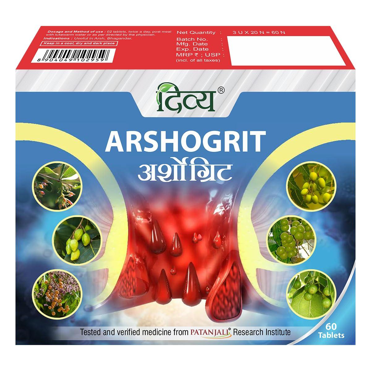Generic Divya Arshogrit 60 Tab
