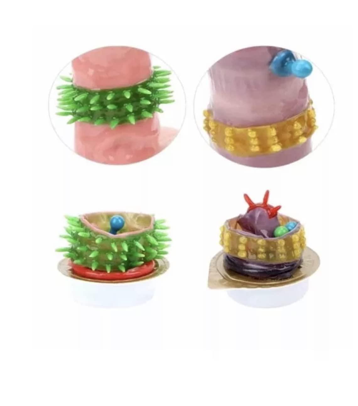 OSQUI OSQUI Extra Ribbed Dotted Climax Delay Extra Time Condoms For Men Pack Of 4 pcs