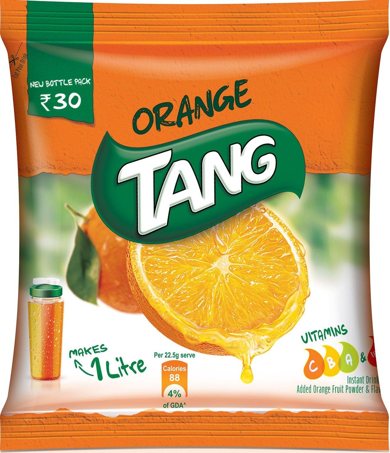 Tang Tang Orange Instant Drink Mix, 125g Pouch