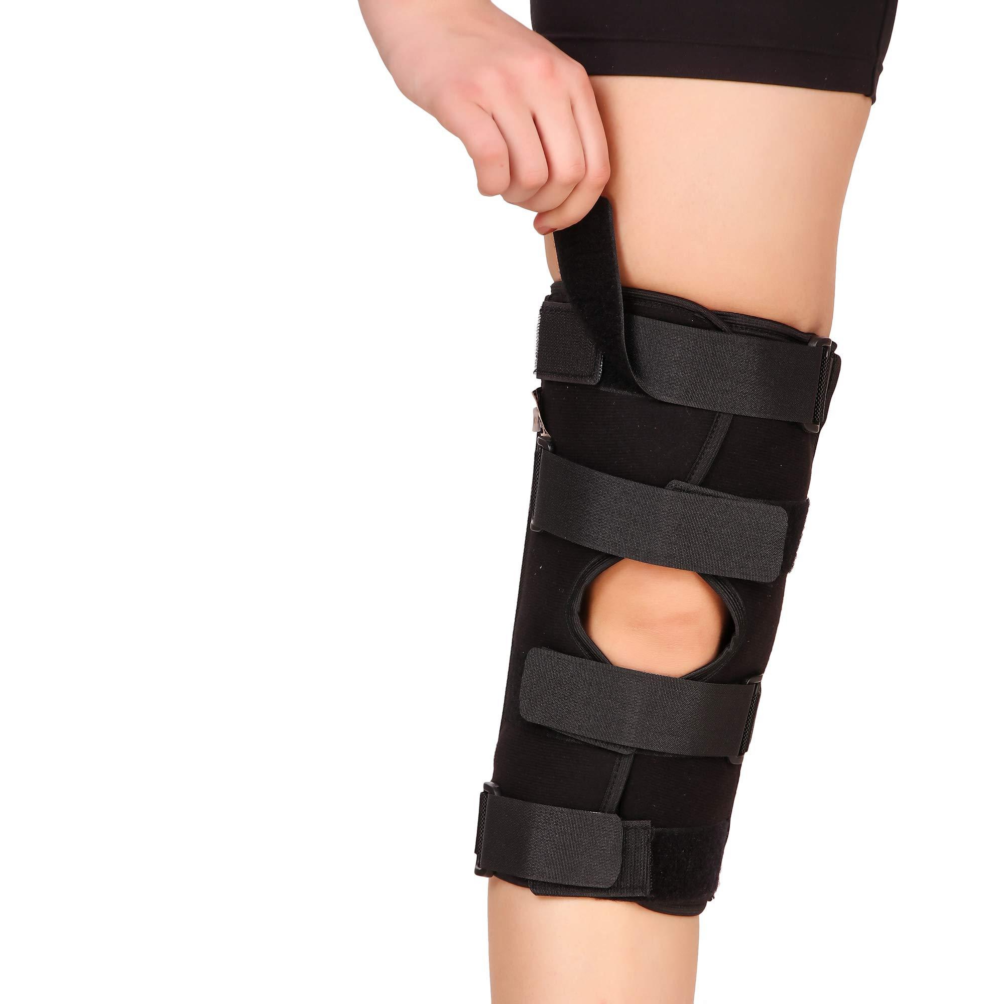 SE Rehabilitation SE REHABILITATION Short Knee Immobilizer Knee Support for Joint Protection (Size-L)