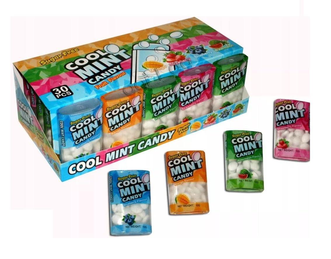 China Bonfire Cool Mint Candy Fruit Flavour 30ps (Strawberry Flavour, Watermelon Flavour, Mango Flavour, Blueberry Flavour) 300gm