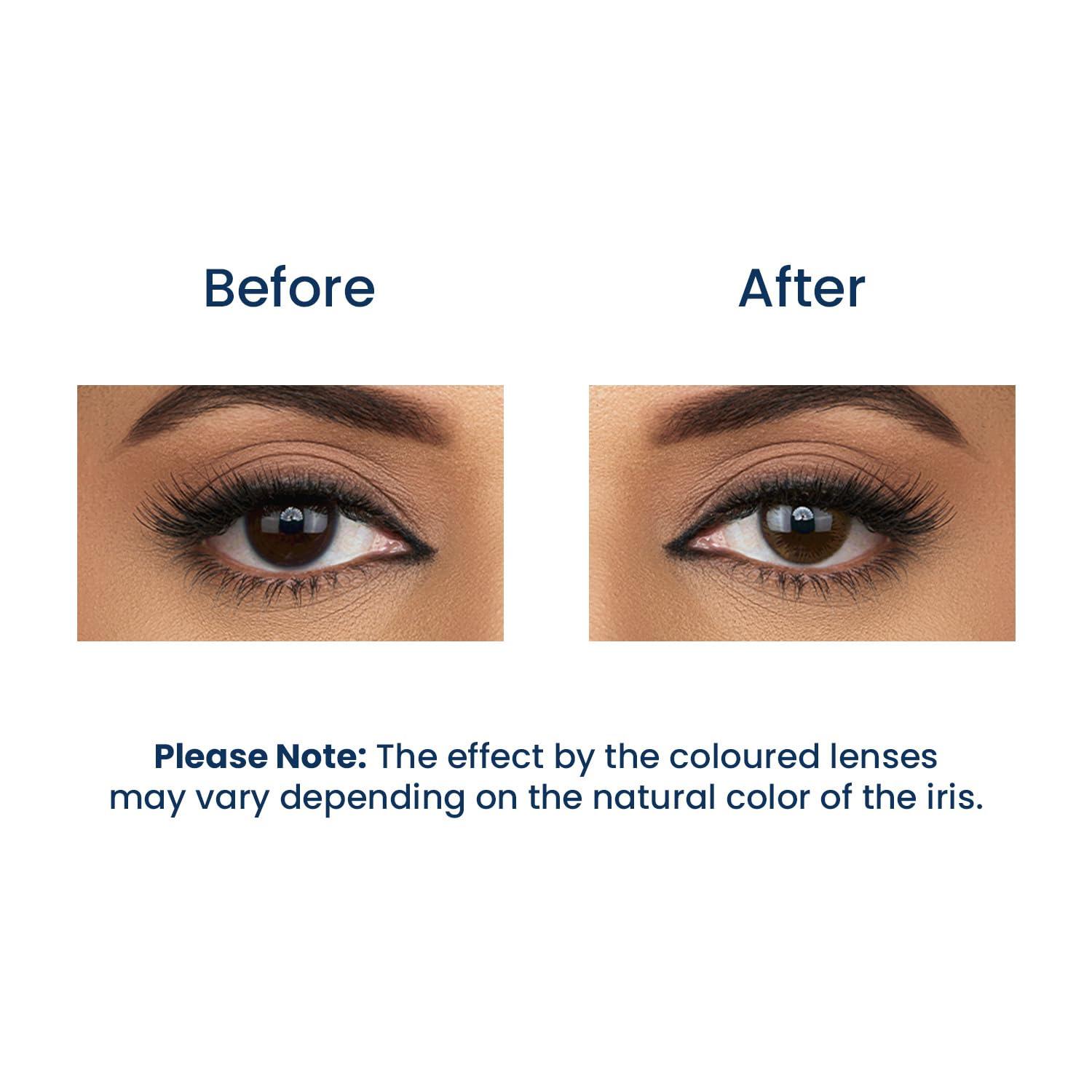 AQUALENS CONTACT LENSES AQUALENS CONTACT LENSES Aquacolor Dusky Brown Candy Pack Zero Power Colored Lenses (2 Lens/Box)