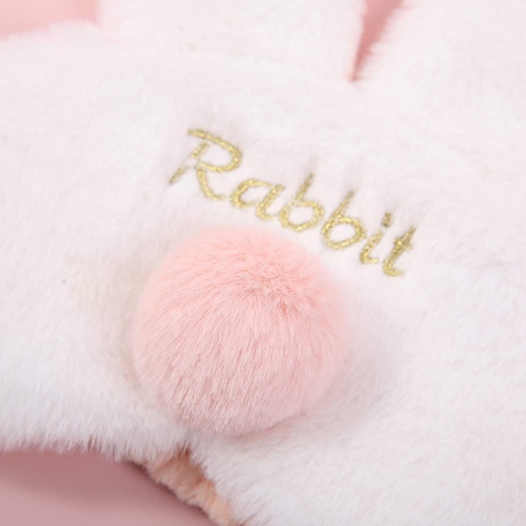 Dorakitten Dorakitten Sleep Mask Plush Rabbit Fashion Nonslip Cute Eye Cover Night Blindfold Eye Shades Eye Compress Mask for Ladies Girls