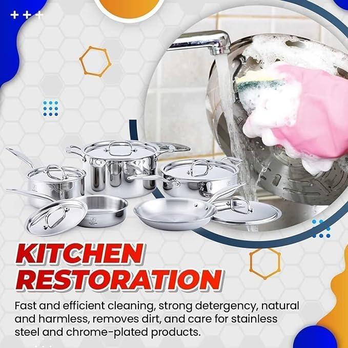 ALI SHIPPING Advanced Foam Rust Remover & All-Purpose Cleaner - Banish Grease and Grime (250gm, 1 Pack)