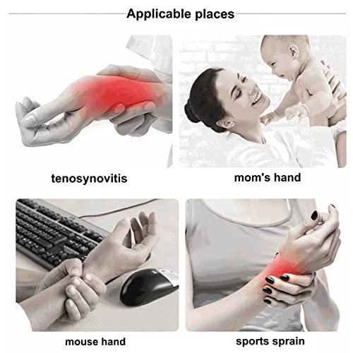 Kufoo Yoga Wrist Band, Strong Support Breathable Sports Wrist Strap Comfortable Relieve Ache Multi Purpose for Driving (Black)