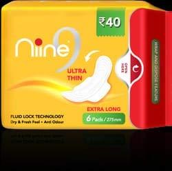 Nine Nine Sanitary Pad By DAWAIVALA DRUGS AND COSMETICS STORES (With Biodegradable disposable bags inside) (Ultra Saver, 48)