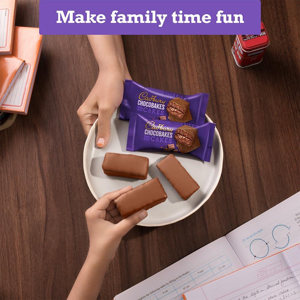 Cadbury Cadbury Chocobakes ChocLayered Cakes, 228 g (Pack of 2)