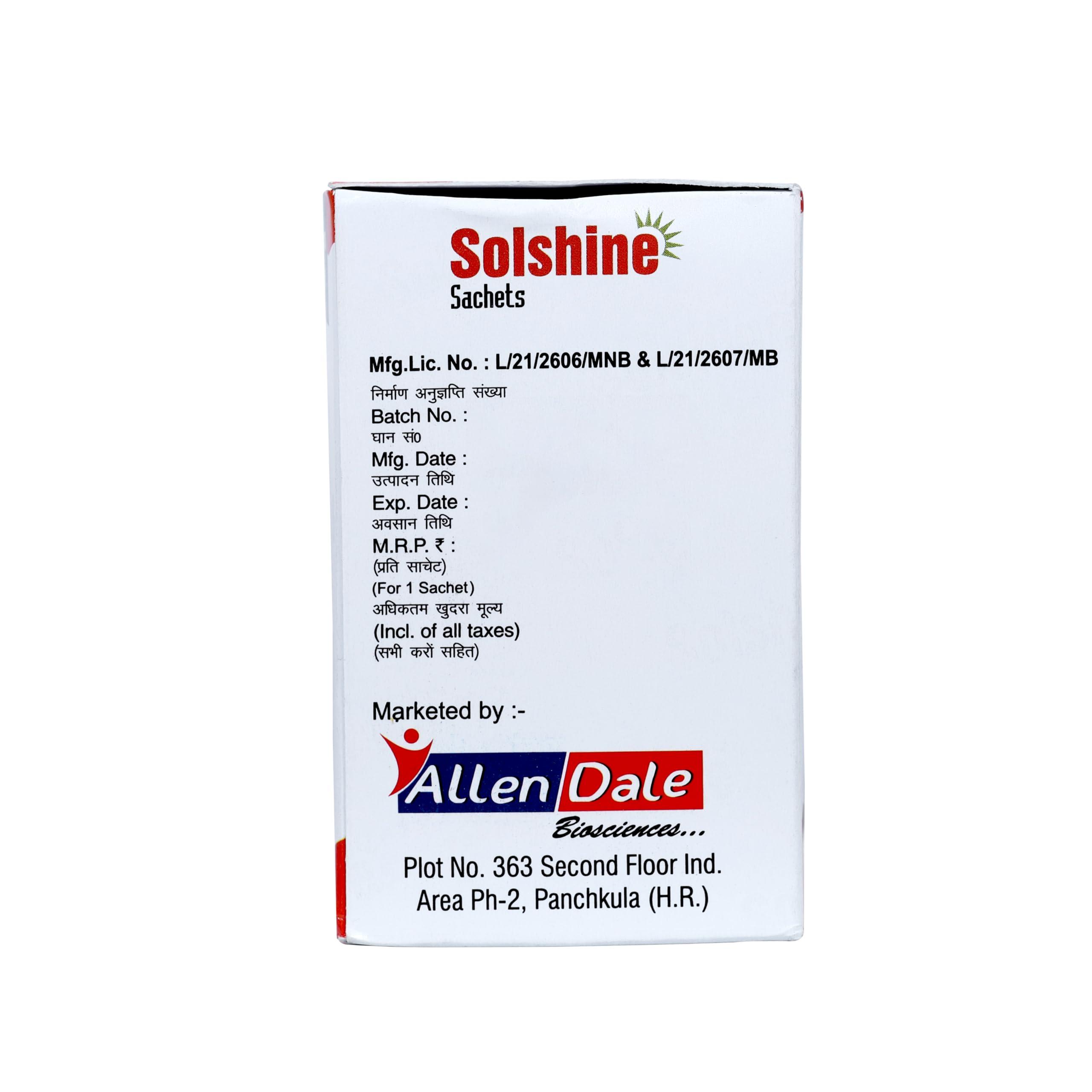 Generic Reticals Vitamin D3 Sachet for Strong Bones, Muscles, Immune System, Cholecalciferol Vitamin D3 Powder Supplement, Pack of 20 Sachet