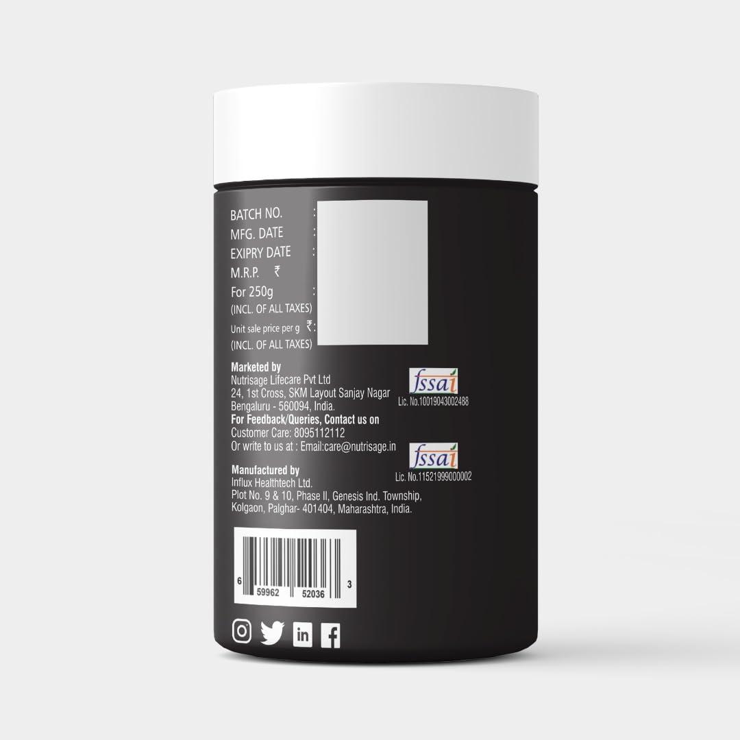 Nutrisage Nutrisage Spine & Disc Health Powder I 20-in-1 powerful ingredients I Back Pain and Neck Pain Support for Disc Bulge, Herniated, Slip Disc and Degenerative Discs,250 gm