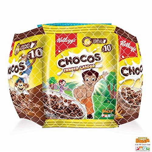 Kelloggs Kellogg\'s Chocos Variety Pack | Breakfast Cereal for Kids | Pack of 3 | 3 x 168g | 504g