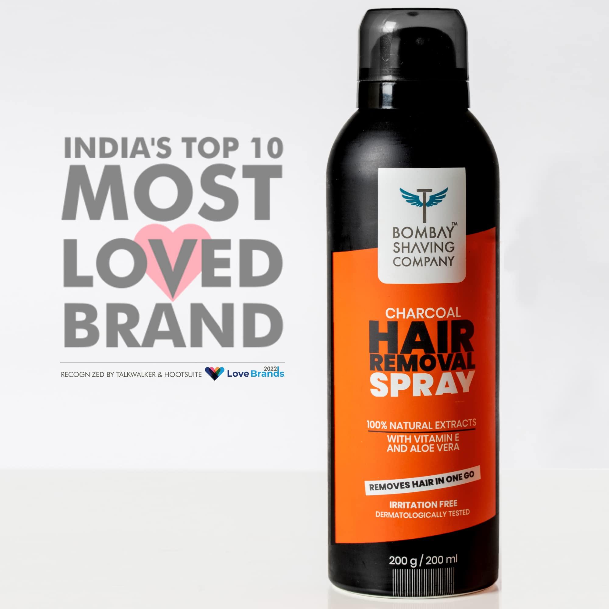Bombay Shaving Company Bombay Shaving Company Hair Removal Spray for Men | Painless & Irritation Free Spray (200 ml) | For Chest, Arms, Underarms & Legs | Pleasant Smell |Hair Removal Cream Spray