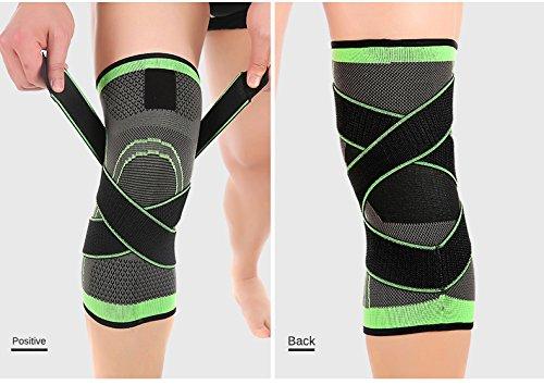 ASOONYUM HipStone Knee Sleeve, Compression Fit Support -for Joint Pain and Arthritis Relief, Improved Circulation Compression - Wear Anywhere - Single (XXXL)
