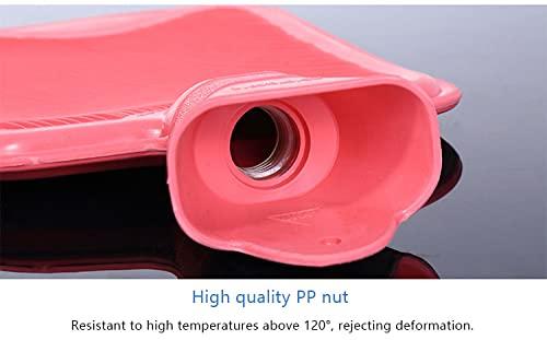 COEASE COEASE® Hot Water Bag, Natural Rubber bottle heating pad non electric warm bag pain relief device (Assorted Color)