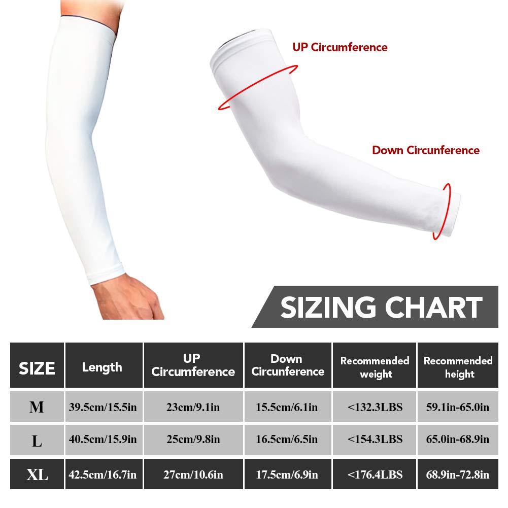 OWIKAR 1 Pair / 2 Pcs Honeycomb Elbow Pads Crashproof Arm Sleeves Basketball Football Volleyball Protector Padded Support Elbow Brace Shin Guards Protective Gear for Girls Boys Kids Men (White, X-Large)