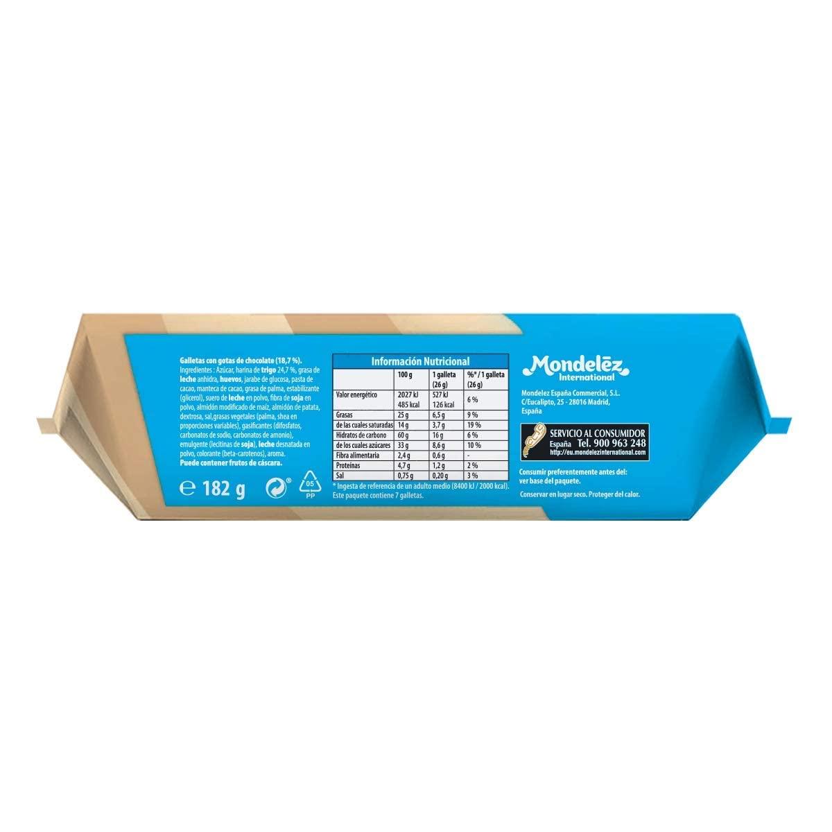 Chips Ahoy! Chips Ahoy Extra Tiernas Cookies, 182 g