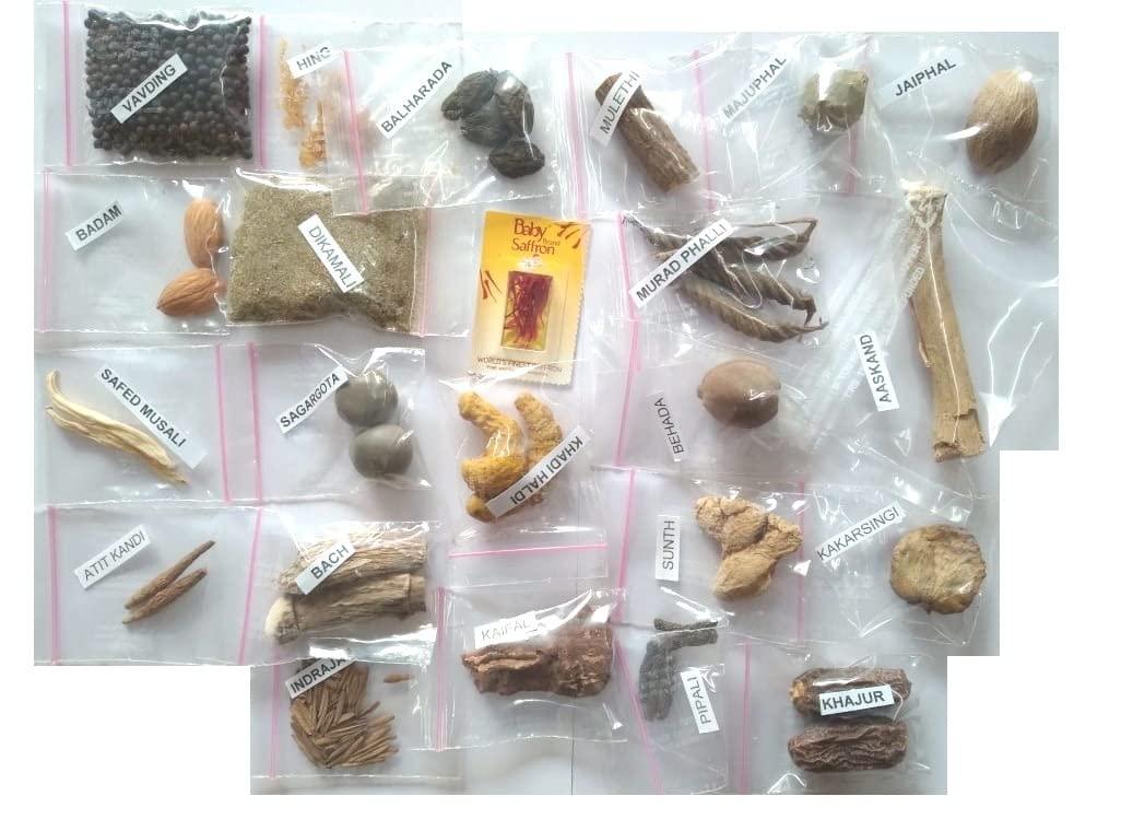 vinarghya vinarghya Complete Pack of Balghuti/Ghuti Ka Saman/Balguti/Bal Sathi/Jeevan Ghuti/Ayurvedic Ghutti / - 1-2 Pcs Each