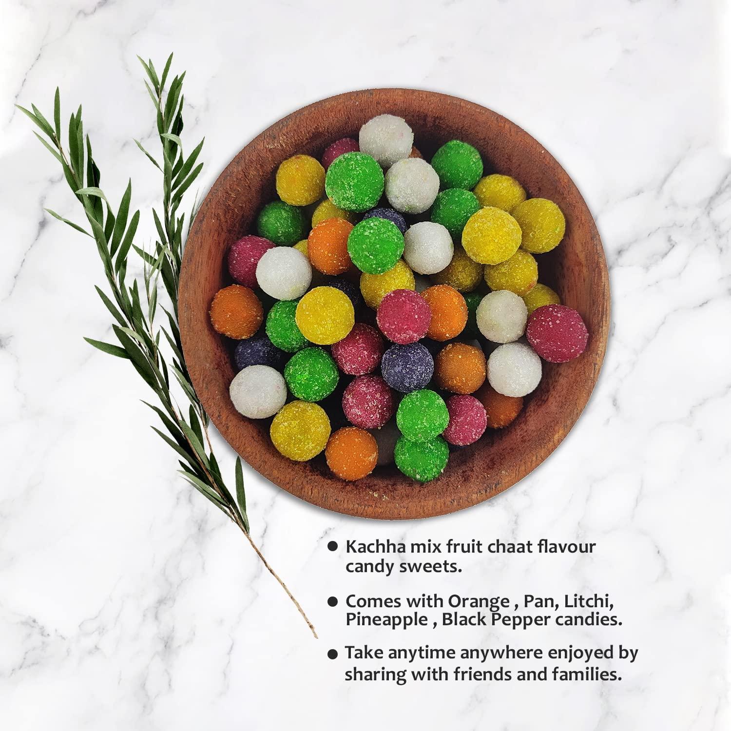 RGT ORGANICS RGT Organics Fruit Candy 400Gm | Assorted Sweet & chatpata Candy Pack | Digestive Candy | Mix Flavour Candies