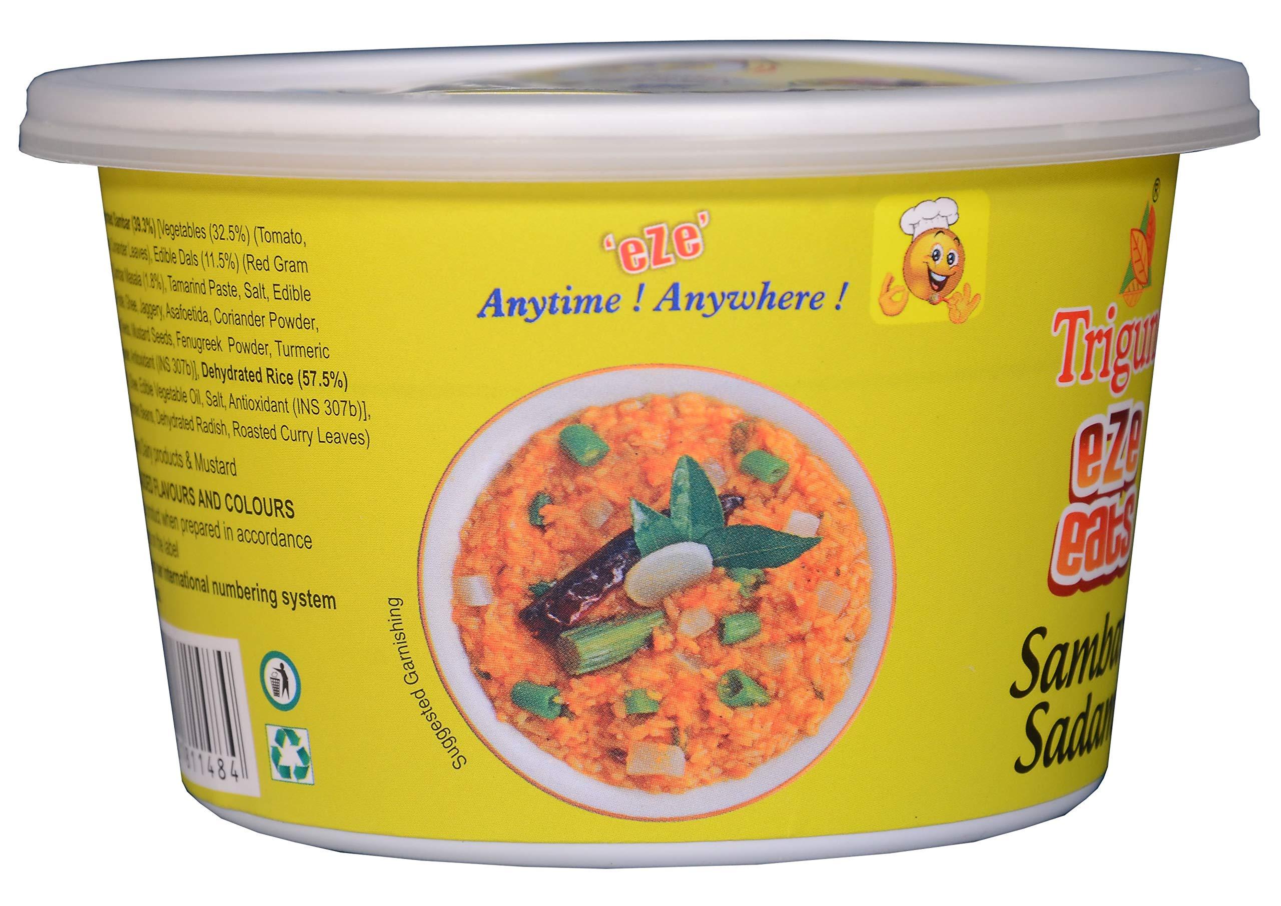 Triguni Eze Eats Triguni Eze Eats Sambar Sadam, 64 grams (pack of 2)