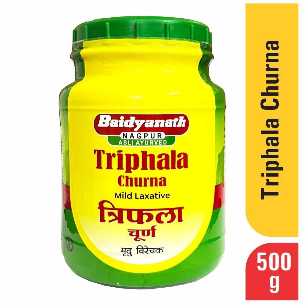 Baidyanath Asli Ayurved Baidyanath Isabgol - Psyllium Husk Powder - 200gm | Effectively Relieves Constipation & Baidyanath Asli Ayurved Nagpur Triphala Churna I Vitamin C I Iron & Zinc I 500 gms