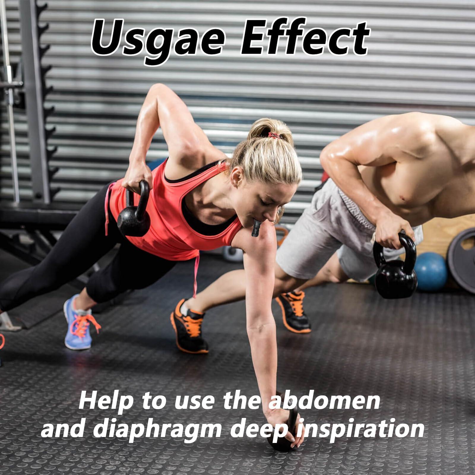 NHCDFA Oxyboost Breathing Device, Lungs Exercise Equipment, Breathing Exercise Machine Compact Pure Silicone Oxybreeze Lung Exerciser Device Ideal for All Easy to Clean (Black and White(4 Pcs))