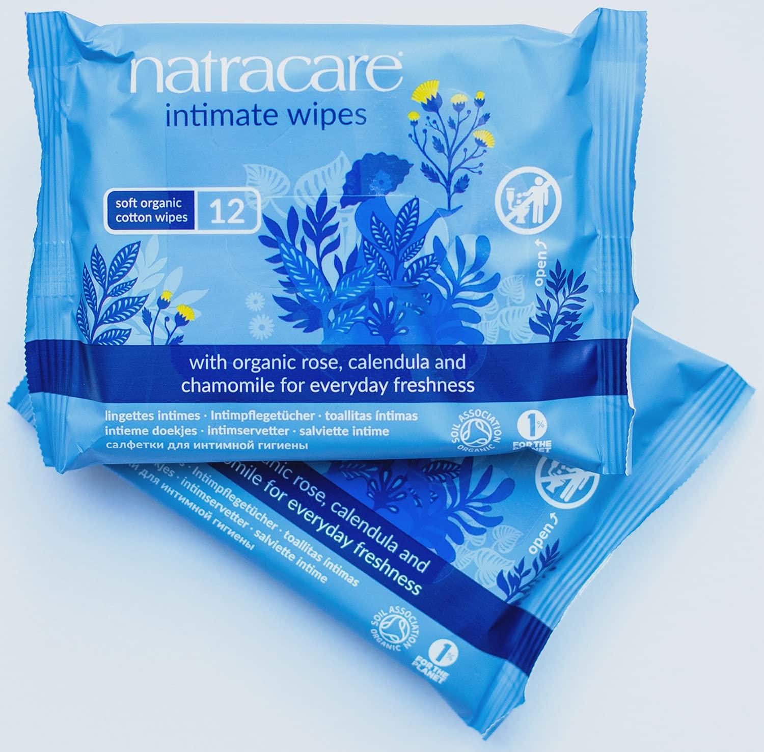 Natracare Intimate Feminine Wipes 12 Ct. / 12 Units