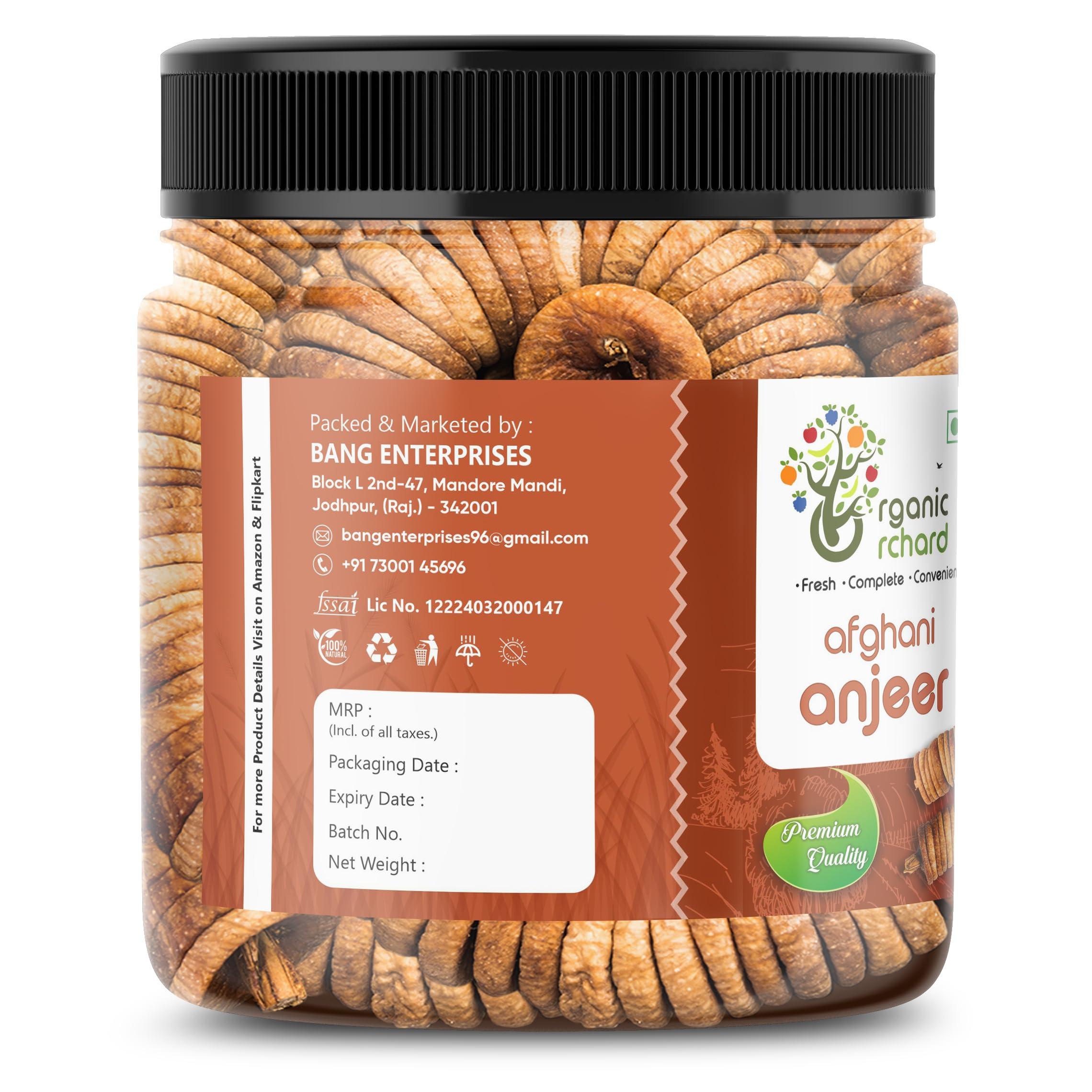 GO KITCHEN GO KITCHEN Afghanistan Afghani Anjeer Figs Big Size Anjir Dried Figs Zero Added Sugar & Preservatives Dry Fruit (Pack of 450 gram)