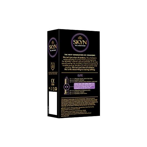 SKYN SKYN Elite ultra thin and ultra soft premium condom 10p and SKYN Intense Feel wave texture with Intensely raised Dots premium condom 3p (Pack of 13 non Latex condoms)