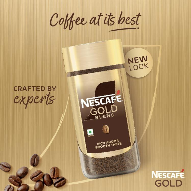 Nescafe Nescafe Gold Rich And Smooth Instant Coffee Powder, 185 Gram /190 Gram (Weight May Vary) (Pack Of 2) - Jar