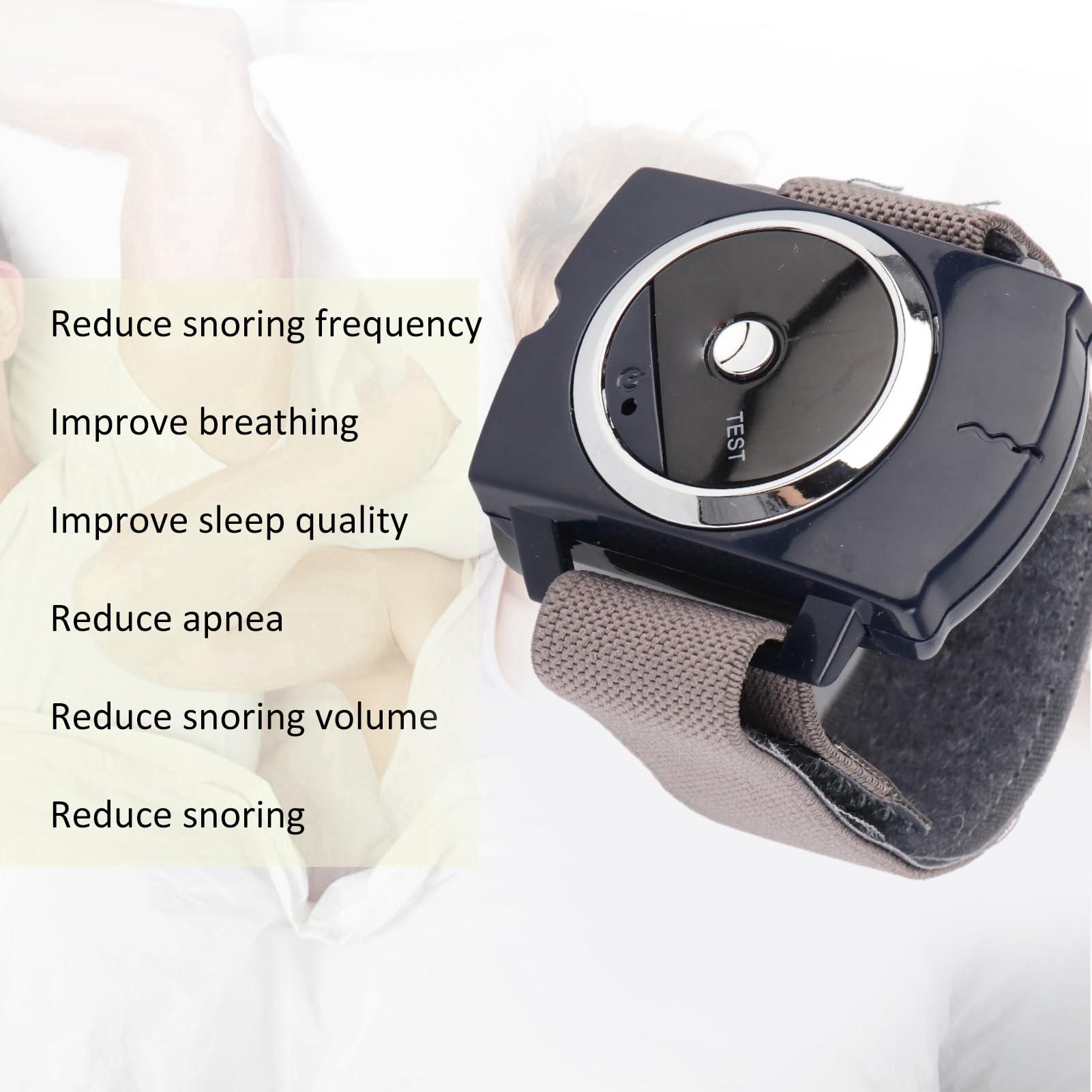 Bannt Anti-Snoring Smart Bracelet Automatic Stopwatch with Anti-Snoring Bracelet Improve Sleep Quality Breathing Prevent Apnea at Home