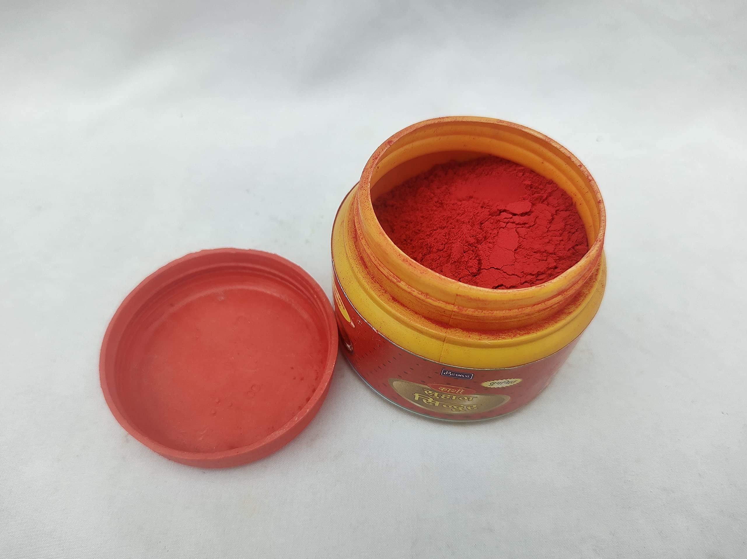 DEV POOJA STORE DEV POOJA STORE Natural & Pure (Roli) kumkum for Pooja and Tilak Roli for Puja | Kumkum Roli Powder | Pure KumKum for Tilak, Home, and Temple 100 Grams
